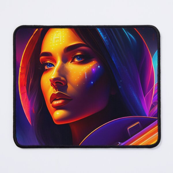 Item preview, Fantasy Portrait of beautiful cosmic sci fi beauty, Futuristic portrait 6 designed and sold by vishalraifx.