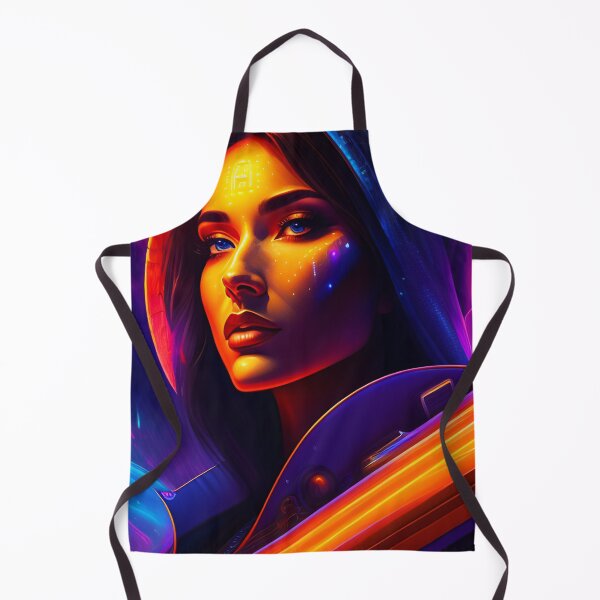 Item preview, Fantasy Portrait of beautiful cosmic sci fi beauty, Futuristic portrait 6 designed and sold by vishalraifx.