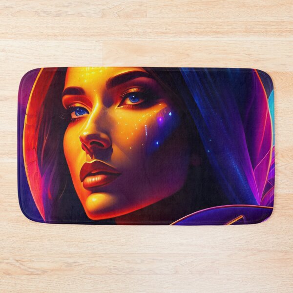 Item preview, Fantasy Portrait of beautiful cosmic sci fi beauty, Futuristic portrait 6 designed and sold by vishalraifx.