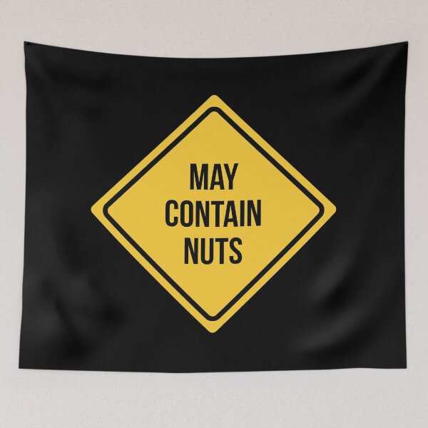 Item preview, May Contain Nuts designed and sold by NERDDZ.