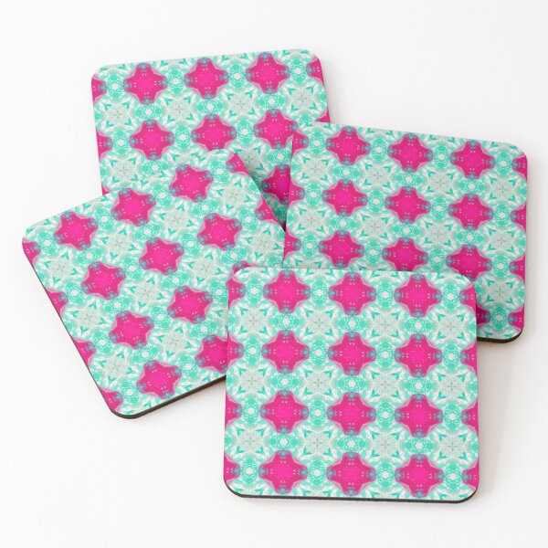 Item preview, Pink and Blue Bright Pattern for Summer, Spring and Holiday Season #20 designed and sold by The Patterns Girl.