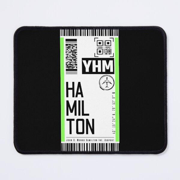 Item preview, HAMILTON YHM classic luggage tag travel stickers designed and sold by LeddsoDello.