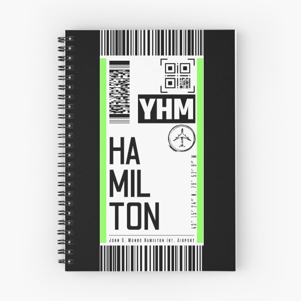 Item preview, HAMILTON YHM classic luggage tag travel stickers designed and sold by LeddsoDello.