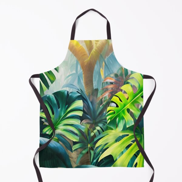 Item preview, Monstera leaves jungle landscape designed and sold by Ascooepics.