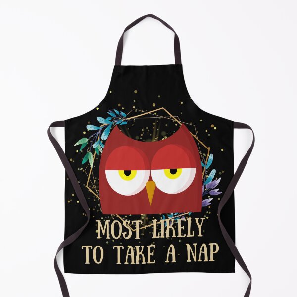 Item preview, Most Likely To Take A Nap - Funny Owl designed and sold by astralsecret.