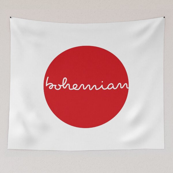 Item preview, Bohemian - Red Dots designed and sold by Hell-Prints.