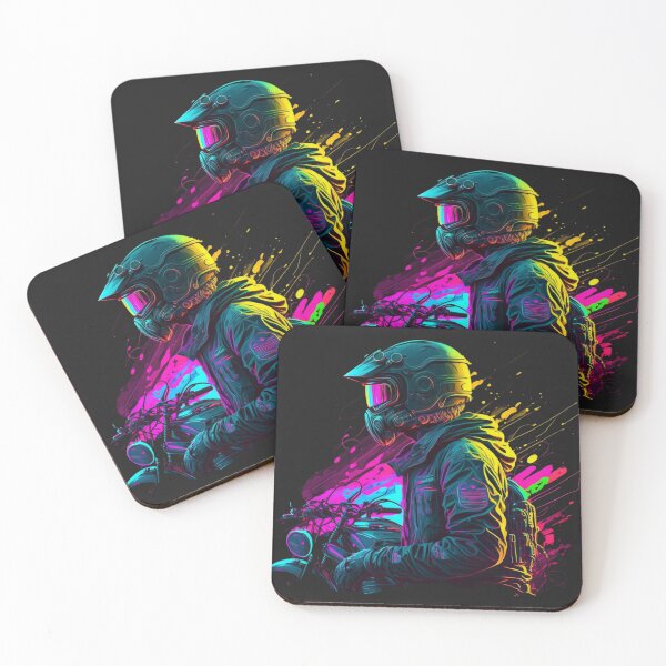 Item preview, Motorcyclist with guns  designed and sold by Sarvgya Verma.