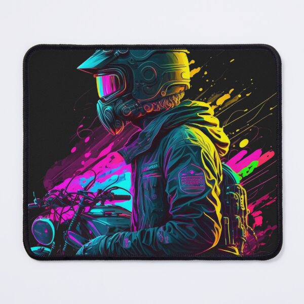 Item preview, Motorcyclist with guns  designed and sold by Sarvgya Verma.