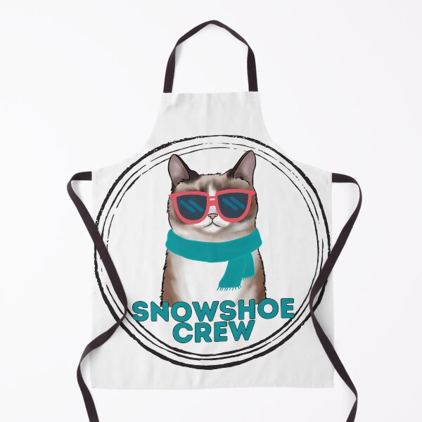 Item preview, Snowshoe cat crew cool cat in sunglasses designed and sold by JoeyGraceCatCo.