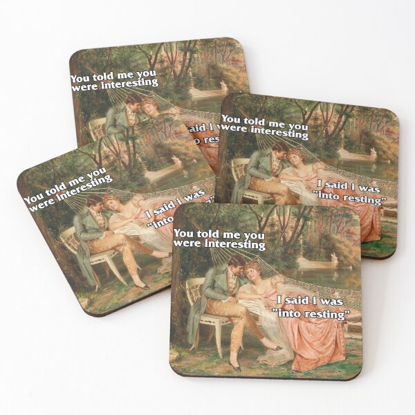 Item preview, Funny Classical Art Meme - Interesting Lady designed and sold by Salukeart.
