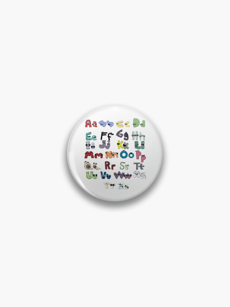 Alphabet Lore Pin for Sale by YupItsTrashe