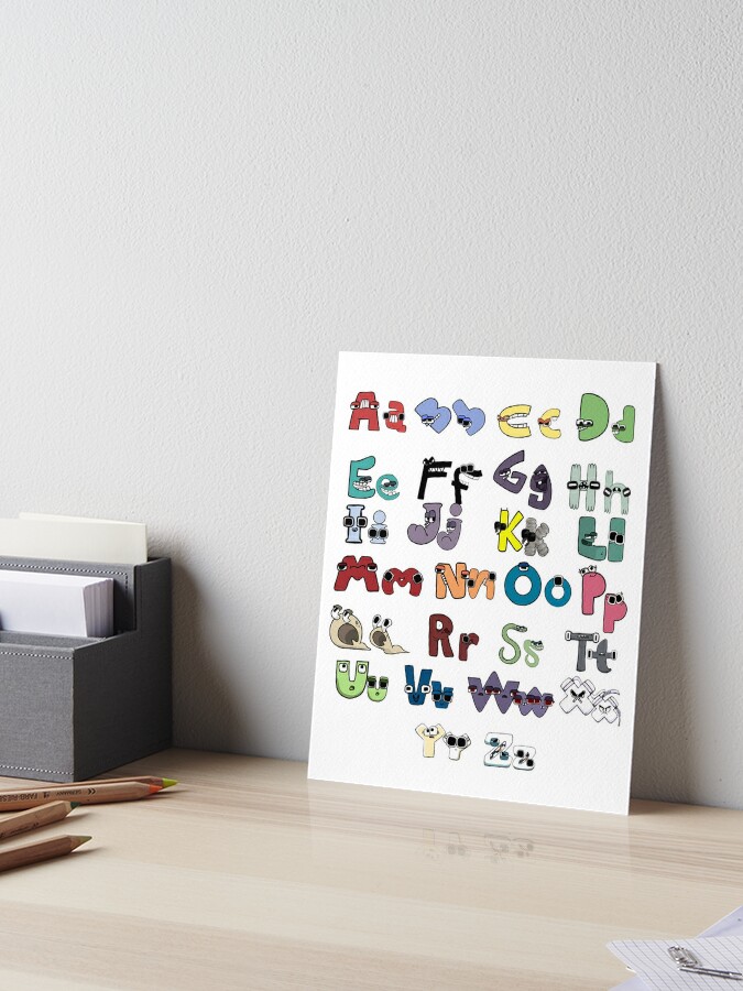 Alphabet Lore a to z Poster for Sale by YupItsTrashe