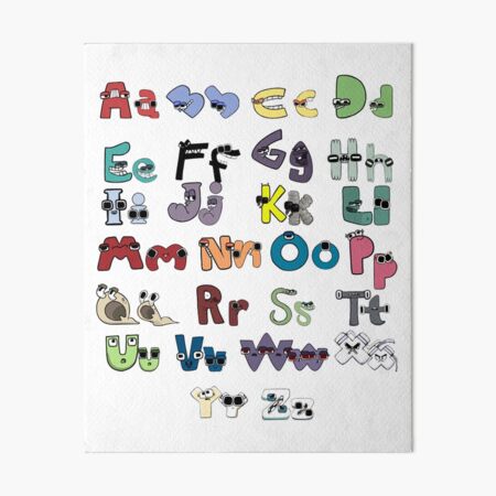 alphabet lore lore alphabet lore cats Art Board Print for Sale by lion-sy