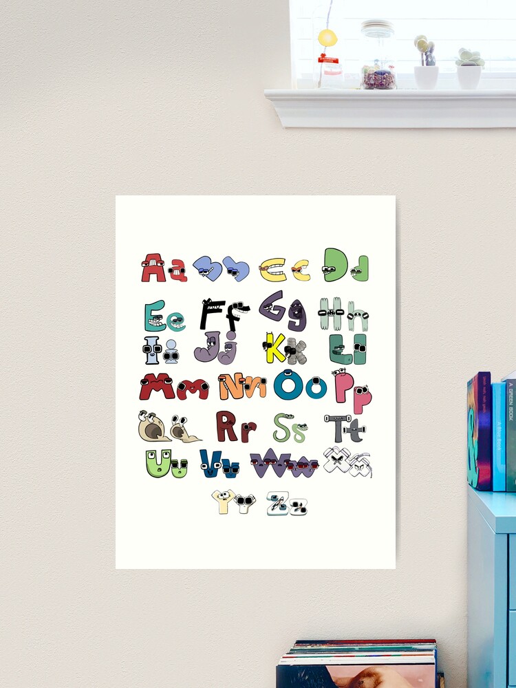 Alphabet Lore - Letters A-Z Art Print for Sale by YupItsTrashe