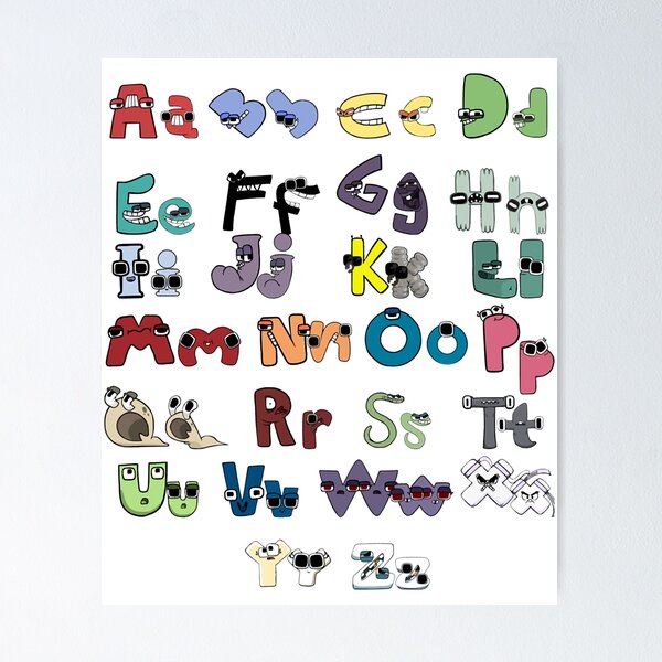 Alphabet Lore a to z Poster for Sale by YupItsTrashe