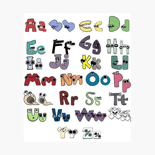 Copy of alphabet lore B Framed Art Print for Sale by MohammedMJ