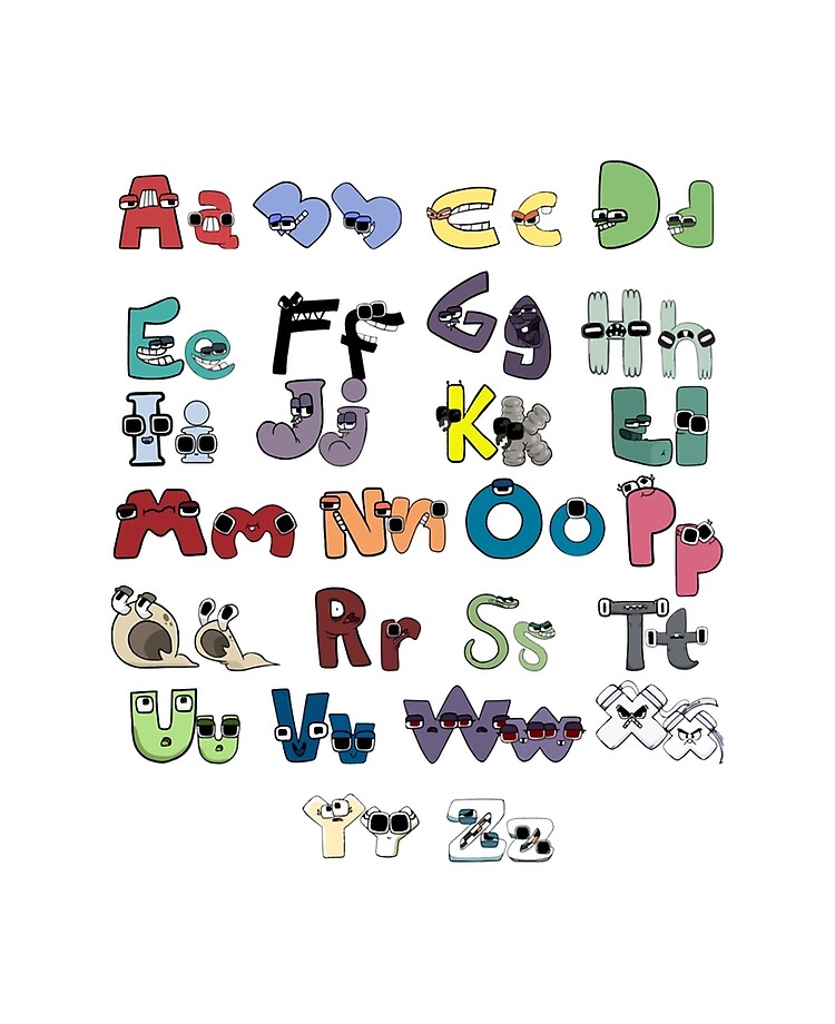 lowercase alphabet lore (a-z)