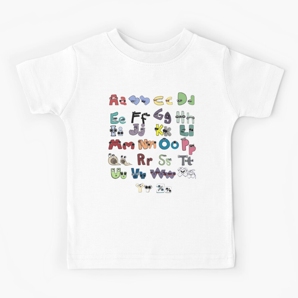 Children Sports Tees Clothing Alphabet Lore Game Kids Cosplay T