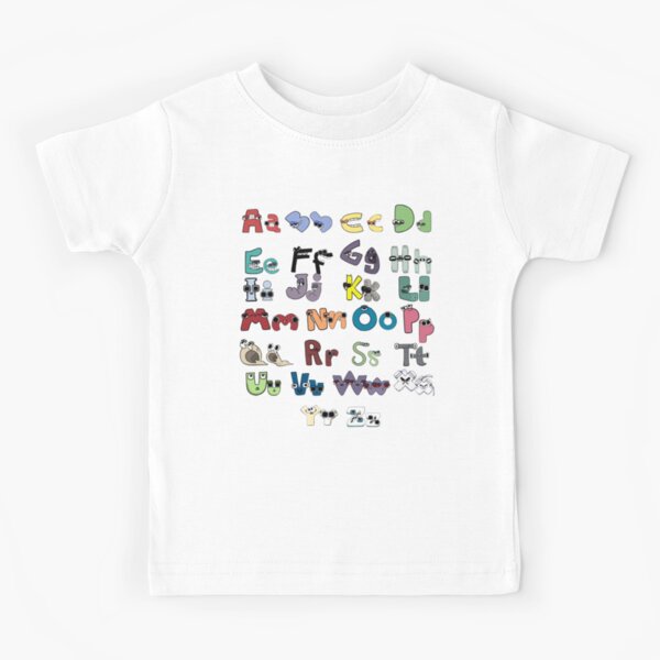 2023 New Alphabet Lore Game Summer Kids Sport Casual Clothing Sets Baby  Girls Boys Cosplay Costumes T-shirt+shorts 2 Piece Set