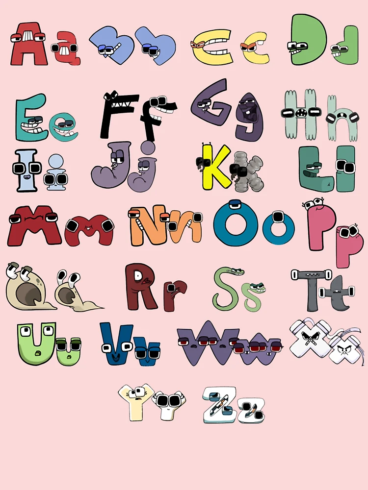  Alphabet Lore A-Z Letter Hi Shirt for kids Boys and Girls  T-Shirt : Clothing, Shoes & Jewelry