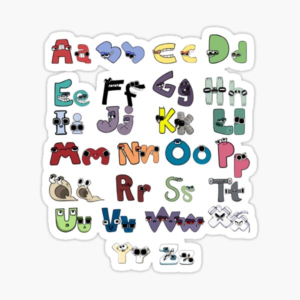 62pcs Alphabet Lore Letter A Stickers Waterproof Reusable Decor Baby  Educational on OnBuy