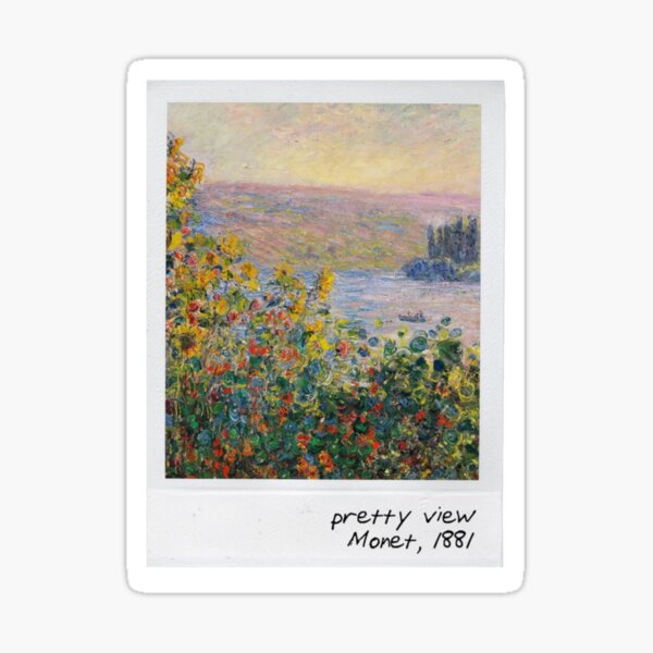 Item preview, monet - pretty view Postcard   designed and sold by BeberonWorld.