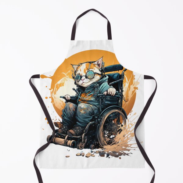 Artikelvorschau, Katze im Rollstuhl entworfen und verkauft von Babytopia.