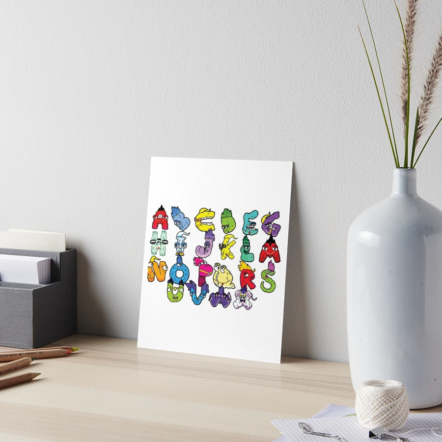 Alphabet Lore Latter Z Copy Art Board Print for Sale by TheHappimess