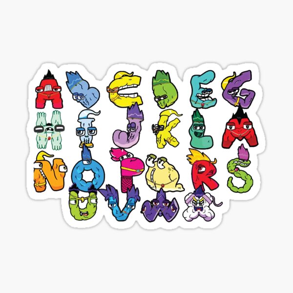 "Alphabet Lore AZ" Sticker for Sale by YupItsTrashe Redbubble
