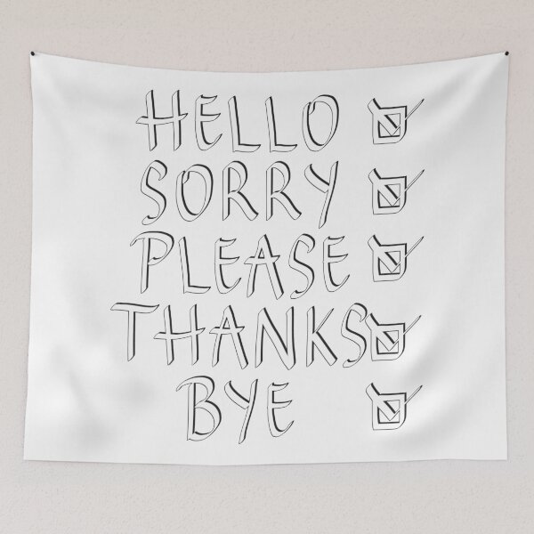 Item preview, Politeness designed and sold by Karotene.