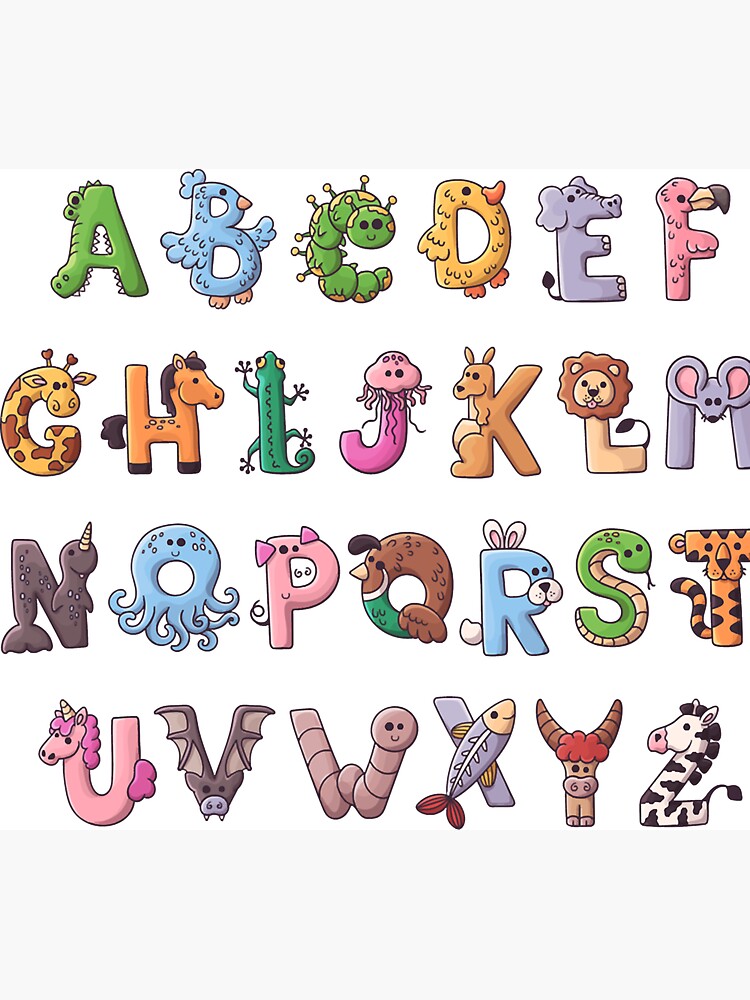 Funny Alphabet Lore Letter C - Alphabet Letters - Magnet