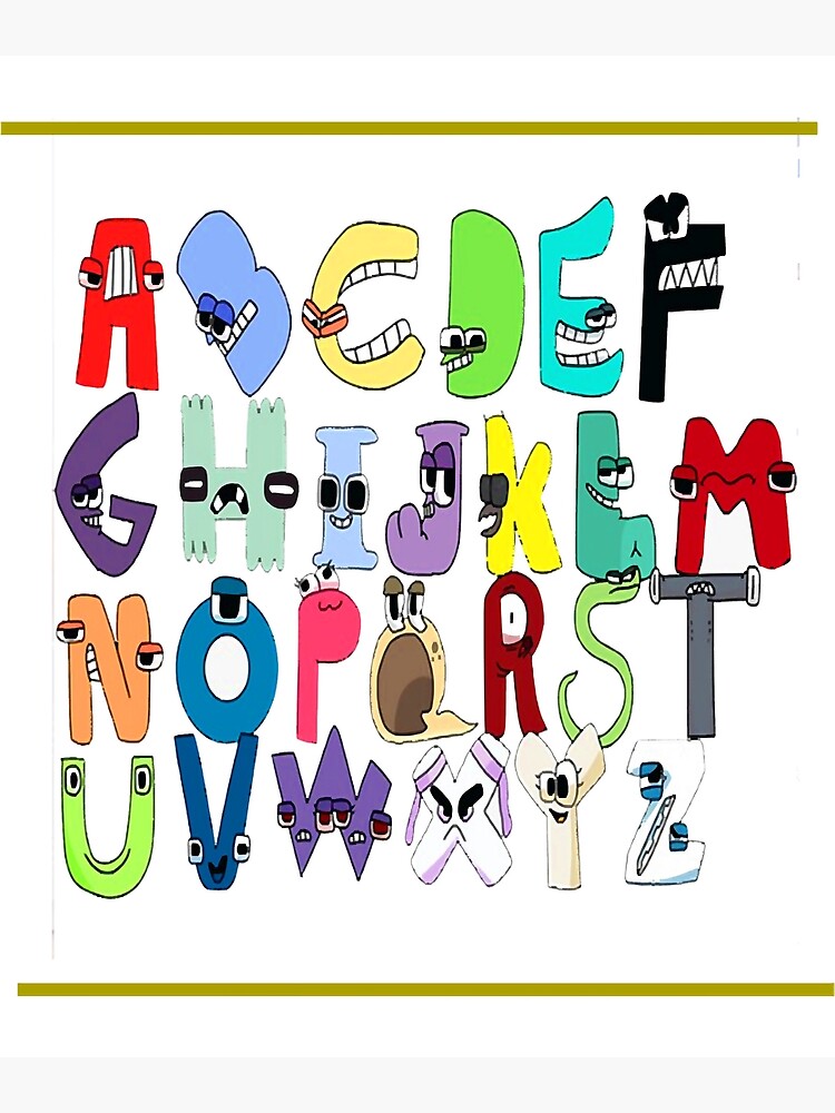 Alphabet Lore A-Z Poster for Sale by YupItsTrashe