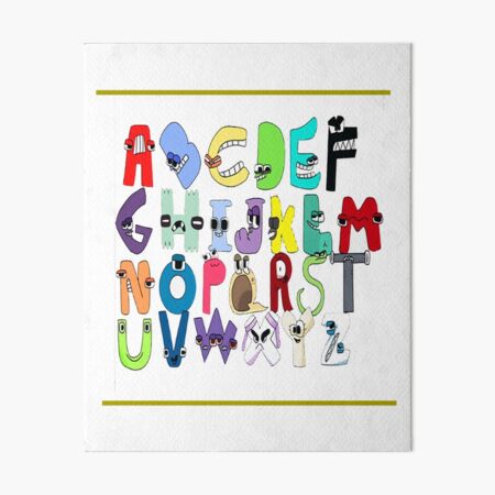 Alphabet Lore Series Art Board Print for Sale by Ezz-Design
