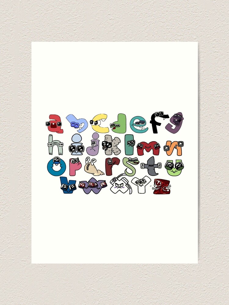 Number Alphabet Lore  Photographic Print for Sale by