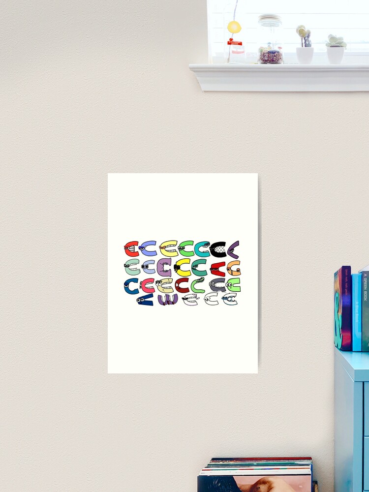 Alphabet Lore but everyone is e Art Board Print for Sale by