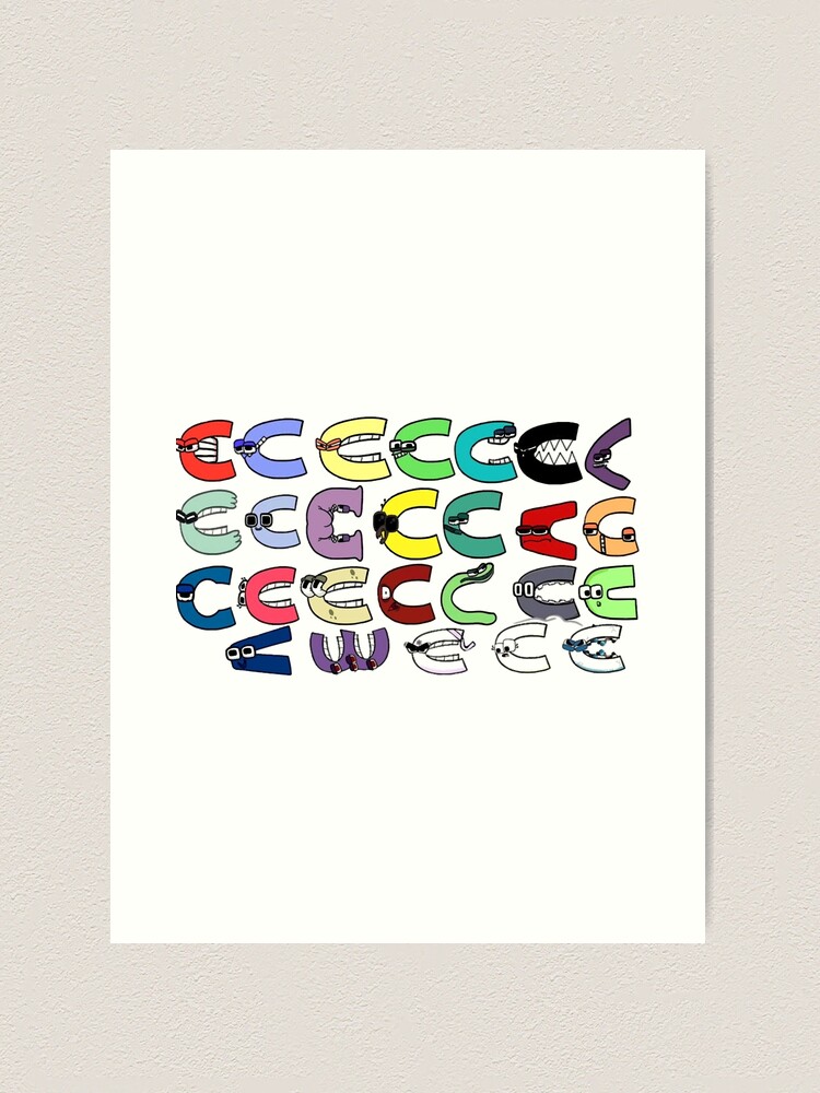 Alphabet Lore k Active Art Print for Sale by YupItsTrashe