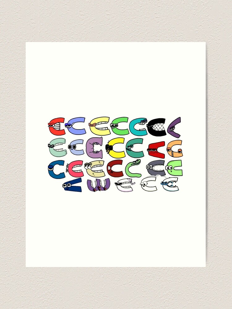 Alphabet Lore a to z Art Board Print for Sale by YupItsTrashe