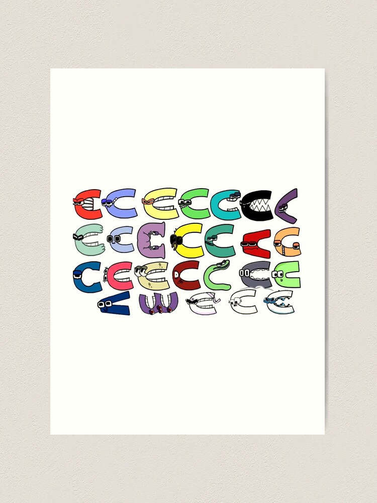 Alphabet Lore but everyone is e Art Board Print for Sale by