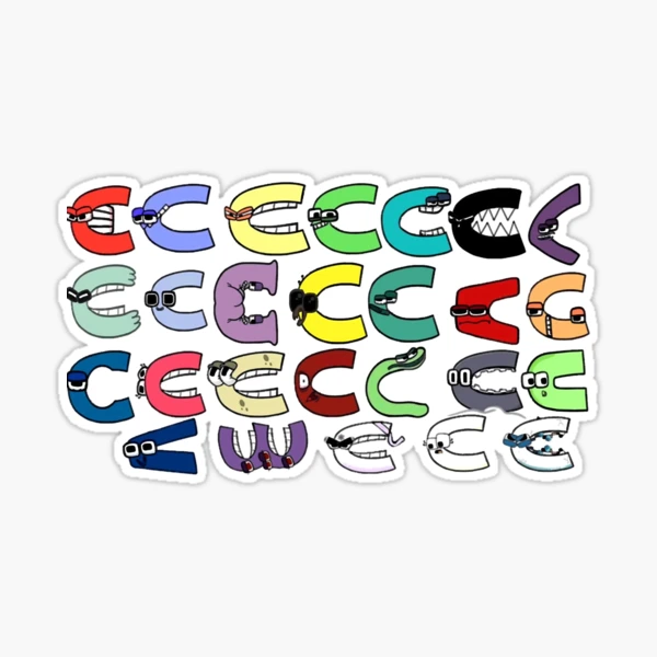 C, Alphabet Lore - Alphabet - Sticker