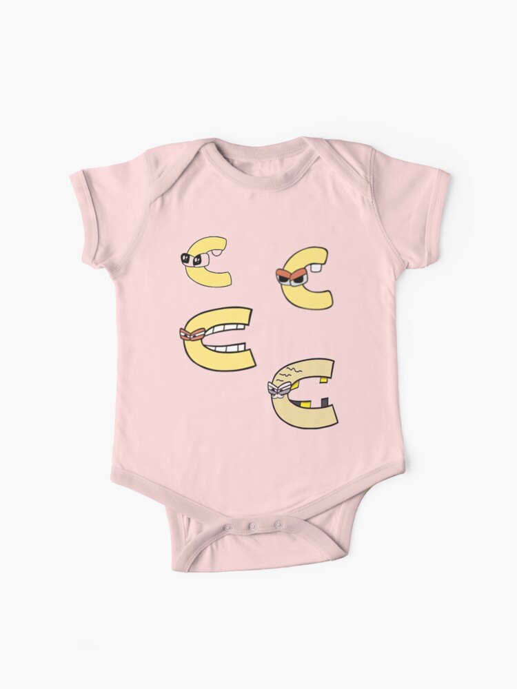 Alphabet Lore C Baby Long Sleeve Bodysuit