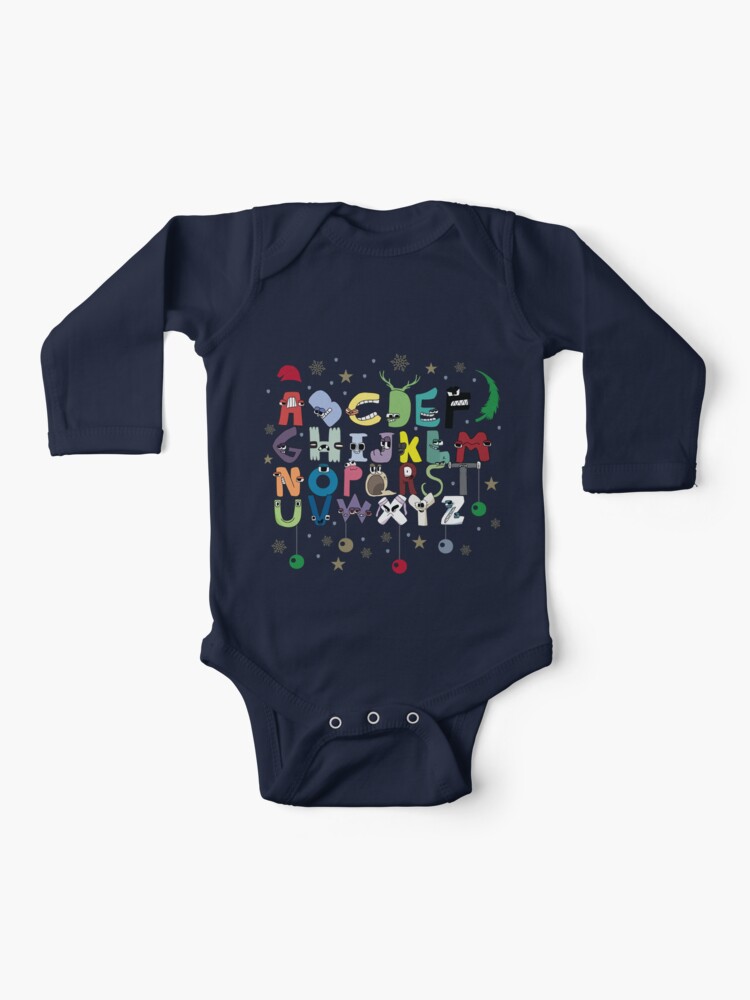 Alphabet Lore Christmas Baby One-Piece for Sale by YupItsTrashe