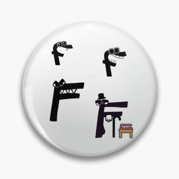 F Alphabet Lore Human Fan Kids - Alphabet - Pin