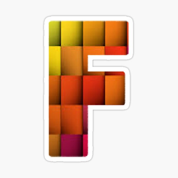 F Alphabet Lore Human Fan Kids - Alphabet - Sticker