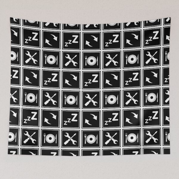 Item preview, Eat sleep fix stuff repeat designed and sold by Hamza Mrizak.