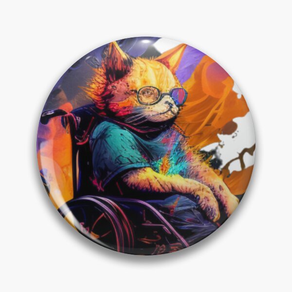 Artikelvorschau, Katze im Rollstuhl entworfen und verkauft von Babytopia.