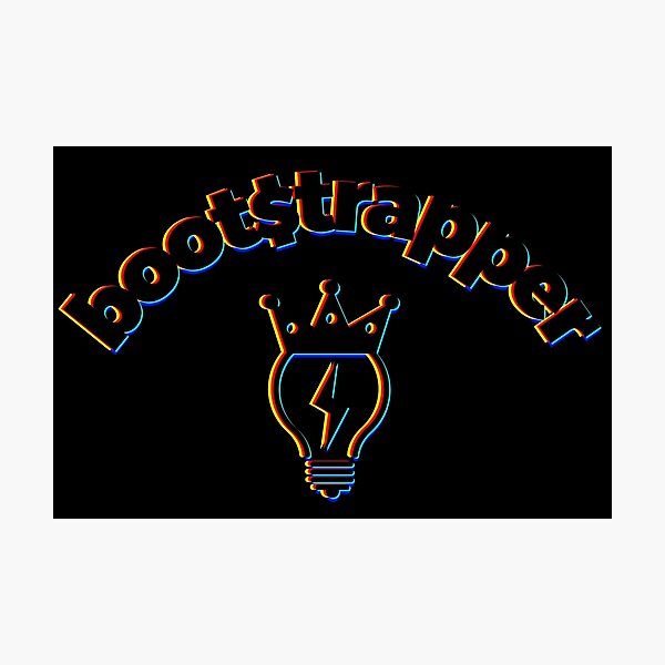Bootstrapper Photographic Print