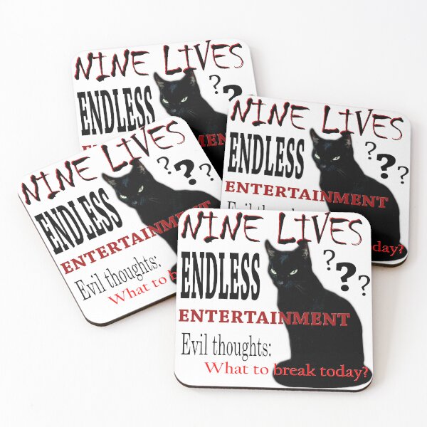 Item preview, Nine lives: endless entertainment. designed and sold by Fantasy-art-z.