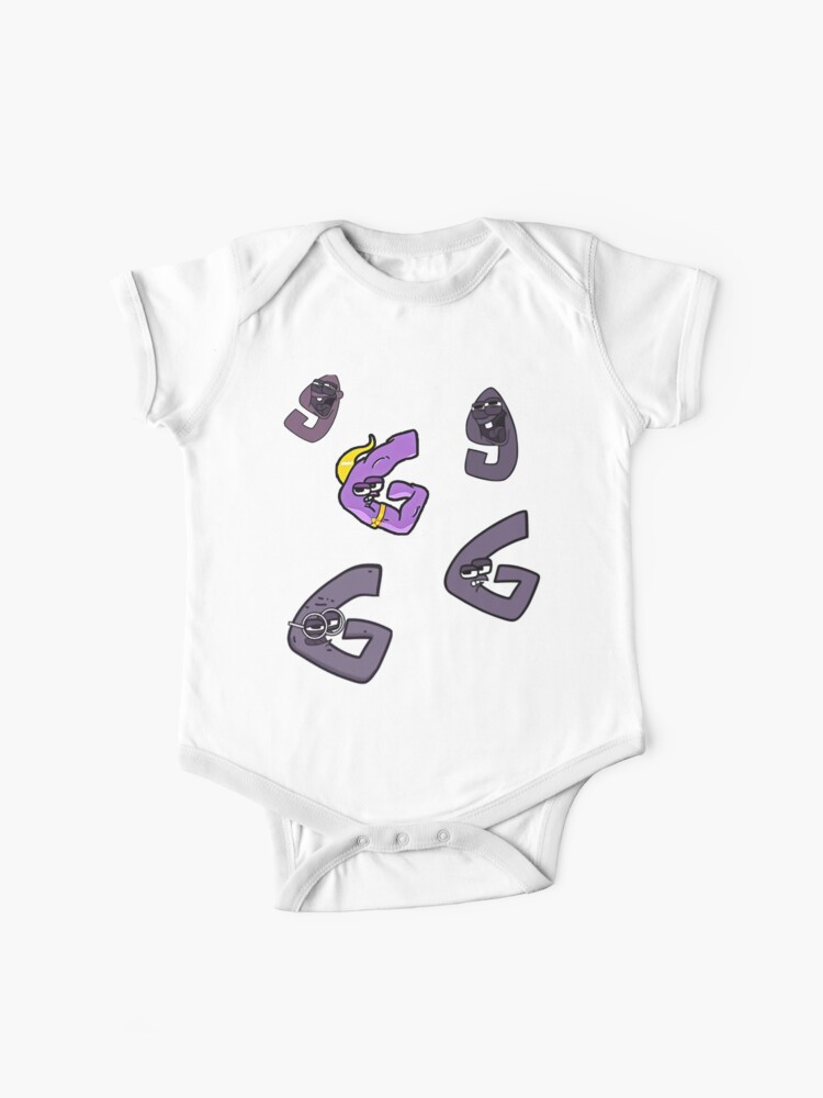 Alphabet Lore Latter F Baby Bodysuit