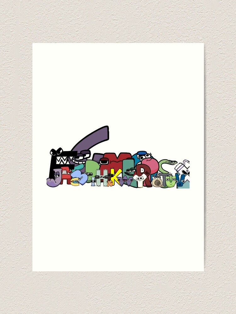 Alphabet Lore F Cool Merch Art Print for Sale by YupItsTrashe