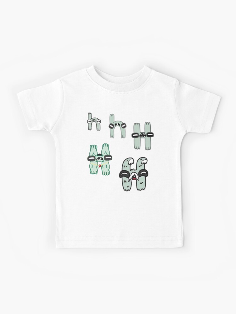  Alphabet Lore A-Z Letter Hi Shirt for kids Boys and Girls Long  Sleeve T-Shirt : Clothing, Shoes & Jewelry